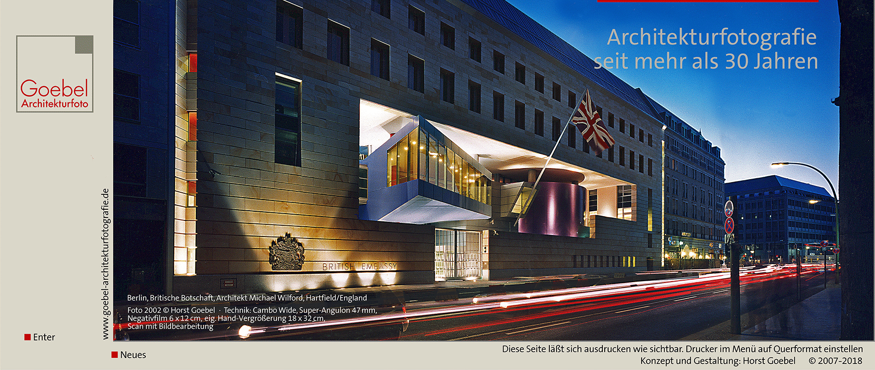 Architekturfotograf Berlin Britische Botschaft Goebel
